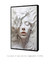 Quadro Decorativo Rosto de Mulher 3D 01