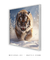 Quadro Decorativo Tigre de Bengala na Neve - comprar online