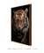 Quadro Decorativo Tigre de Bengala - Garagem dos Quadros