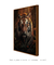 Quadro Decorativo Tigre Medieval - Garagem dos Quadros