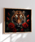 Quadro Decorativo Tigre Romântico