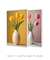 Conjunto de 2 Quadros Decorativos Tulipas