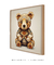 Quadro Decorativo Ursinho 3D 05 - Garagem dos Quadros