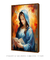 Imagem do Quadro Decorativo Virgem Maria Retangular