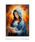 Quadro Decorativo Virgem Maria Retangular - loja online