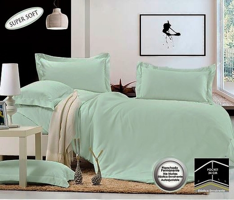 Sábana Premium Unicolor Verde