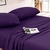 Sábana Importada Unicolor Morado