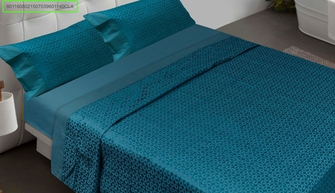 Sábana Importada Unicolor Turquesa