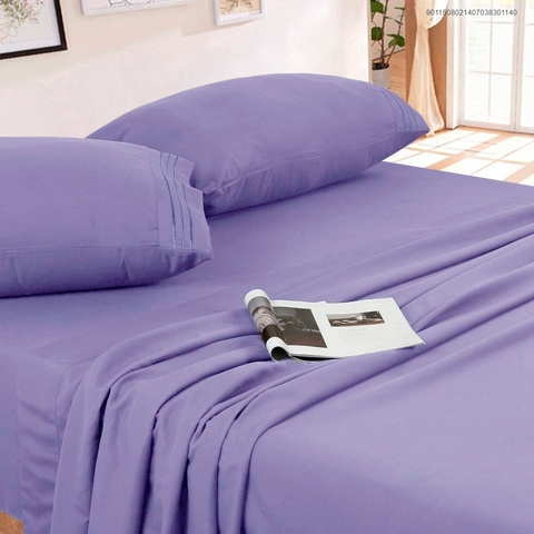 Sábana Importada Unicolor Lila