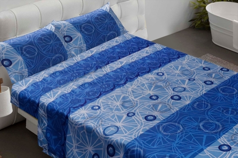 Sábana Polialgodon Lysa Azul