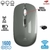 MOUSE S/FIO RECARREGAVEL M-W80GY CINZA MARCA: C3TECH