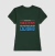 Camisa feminina verde com a frase "Você não manda em mim, você não é meu cachorro" em letras coloridas.