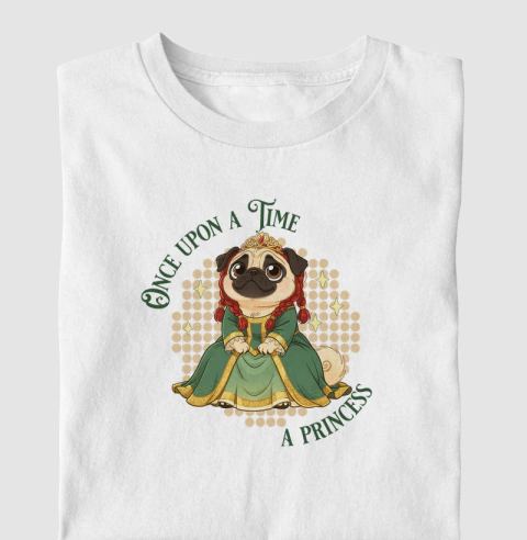 Camiseta Princesa Pug