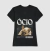 Camiseta com estampa de um bulldog e a palavra "Ócio".