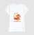 Camisa feminina branca com estampa de um cachorro da raça Dachshund e a frase "Life is Wienerful".