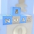 Cubos Decorativos com Nome Letras Douradas Para Quarto do Bebê - comprar online