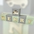 Imagem do Cubos Decorativos com Nome Letras Douradas Para Quarto do Bebê