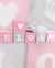 cubos dados com nome para decoração de quarto bebê 