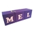 Cubos Decorativos com Nome Letras Rosa Para Quarto do Bebêvc - Peças de MDF e Acrílico Personalizadas | Nelassi