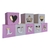 Cubos Decorativos com Nome Letras Douradas Para Quarto do Bebê