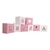 Cubos Decorativos com Nome Letras Rosa Para Quarto do Bebêvc - loja online