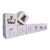 Cubos Decorativos com Nome Letras Rosa Para Quarto do Bebêvc
