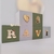 Cubos Decorativos com Nome Letras Douradas Para Quarto do Bebê