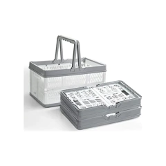 CESTO CANASTO PLEGABLE CON MANGO 20X30 - comprar online