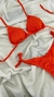 Bikini texturada naranja