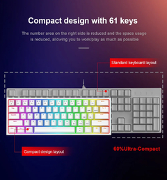 Teclado Mecânico 60% REDRAGON - PVO Store