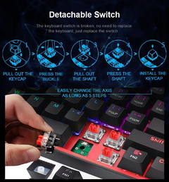 Teclado Mecânico 60% REDRAGON - comprar online