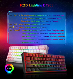 Teclado Mecânico 60% REDRAGON na internet