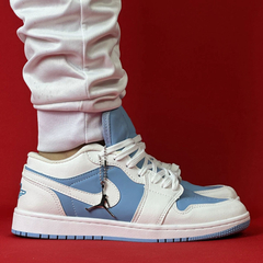 AIR JORDAN 1 LOW BRANCO COM AZUL NACIONAL S