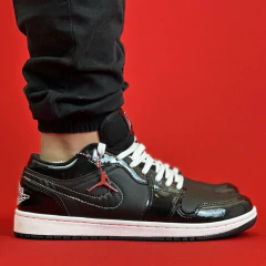 AIR JORDAN 1 LOW PRETO CARBON FIBER NACIONAL S