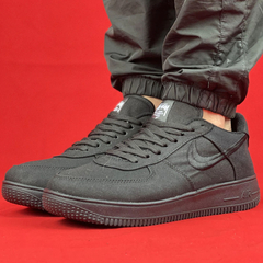 NIKE PRETO AIR FORCE 1 LONA STUSSY na internet