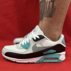 NIKE AIRMAX 90 BRANCO E AZUL CLARO