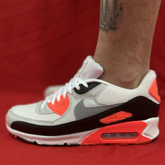 NIKE AIRMAX 90 BRANCO E LARANJA
