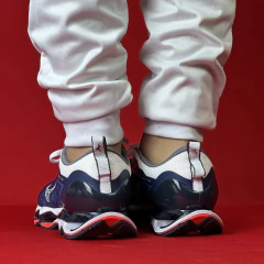 MIZUNO PROPHECY 13 AZUL COM BRANCO SOLA VERMELHA NACIONAL PREMIUM na internet