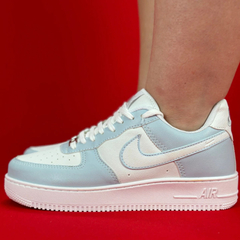 NIKE AIR FORCE 1 AZUL BEBE BRANCO NACIONAL S