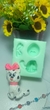 Molde de silicone Gatinha Fifi