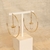 Argola Cristal Ponta  - comprar online