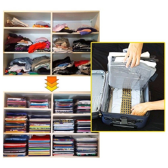 Organizador De Remeras Plástico Separador Para 10 Remeras Apilable - Tus Cosas