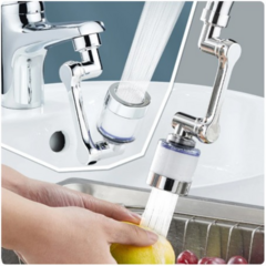 Adaptador Giratorio Extensor De Canilla - Con Filtro Antisalpicadura - Tus Cosas