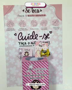 Bambolê e Caixa Motivacional - Outubro Rosa - comprar online