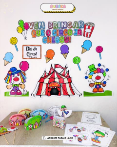 KIT PAINEL DIA DO CIRCO — UM ESPETÁCULO DE RECURSO PEDAGÓGICO! - comprar online