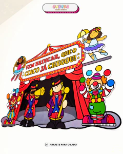 Painel Dia do Circo — Quando a sala vira espetáculo - comprar online