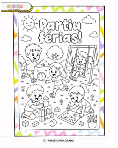 Cartaz Coletivo Partiu Férias - comprar online