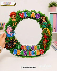Moldura para Bambolê – Folclore - comprar online