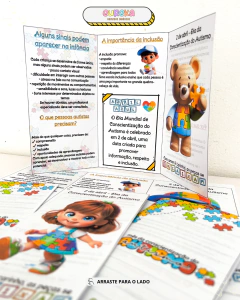 Folders de Conscientização do Autismo – 3 Modelos Prontos para Impressão - comprar online