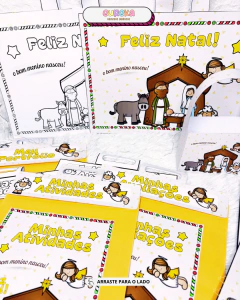 KIT CAPAS E SACOLAS TEMA PRESÉPIO - comprar online